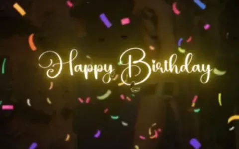2025 Happy Birthday CapCut Template